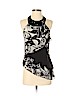Karen Millen 100% Silk Black Sleeveless Silk Top Size 4 - photo 1
