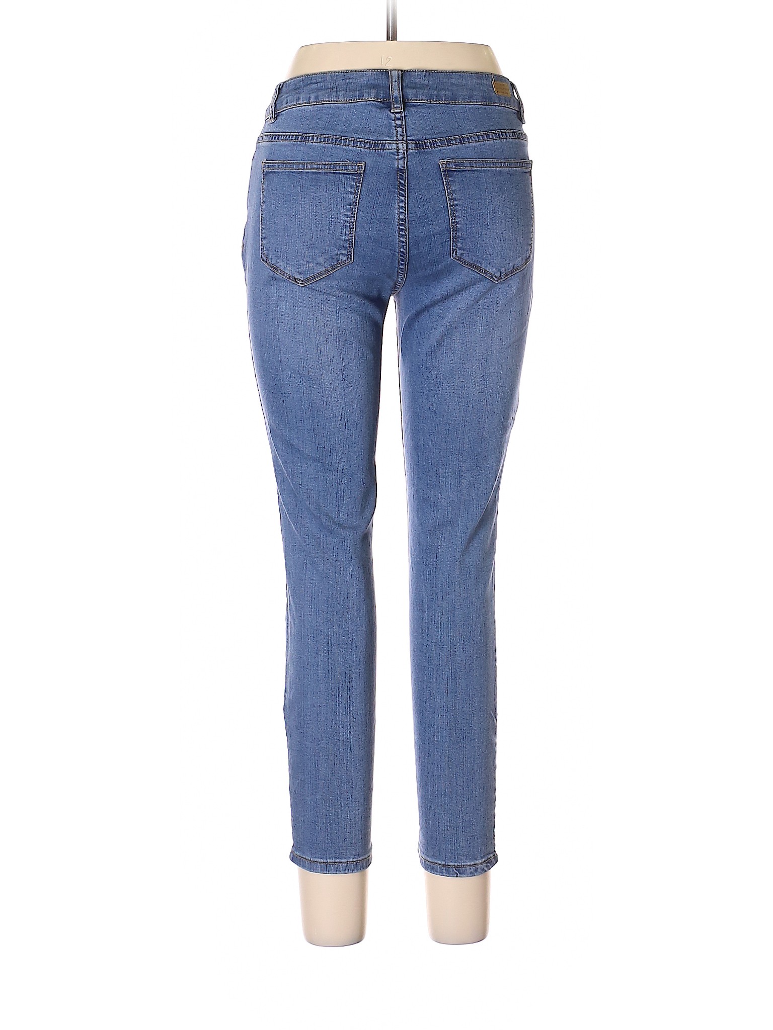 miss poured in blue jeans size 12