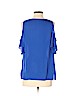 Kobi Halperin 100% Silk Blue Short Sleeve Silk Top Size S - photo 2