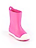 Crocs Solid Pink Rain Boots Size 2 (youth) - photo 1