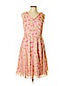 Garnet Hill 100% Silk Pink Casual Dress Size 10 (petite) - photo 1