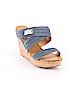 Tommy Hilfiger Solid Blue Wedges Size 8 1/2 - photo 1