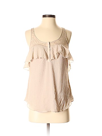 Rebecca Taylor Sleeveless Silk Top (view 1)