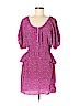 Rebecca Taylor 100% Silk Purple Casual Dress Size 8 - photo 1