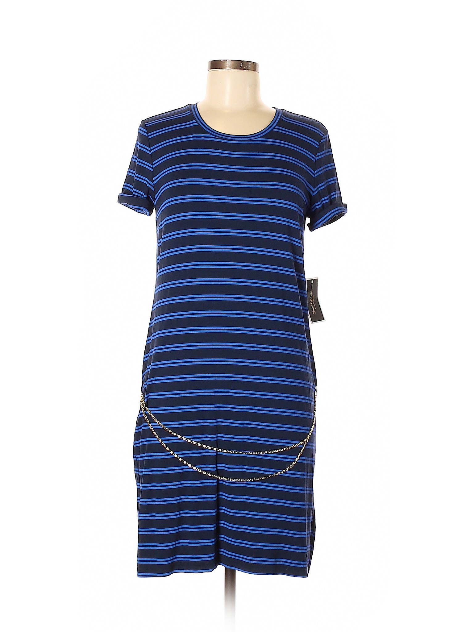 Juicy Couture Stripes Blue Casual Dress Size M - 88% off | thredUP
