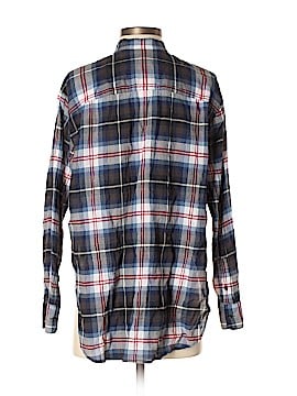 Madewell Collarless Popover in Wheaton Plaid (view 2)