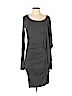 Nicole Miller Gray Casual Dress Size P (petite) - photo 1