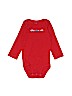 Carter's 100% Cotton Graphic Red Long Sleeve Onesie 12-18 MO / 18 MO - photo 1
