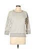 James Perse 100% Cotton Gray Sweatshirt Size Lg (3) - photo 1