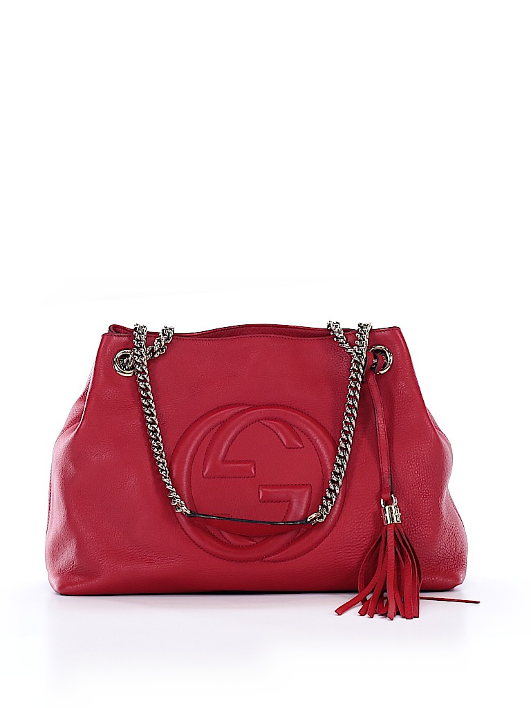 red gucci satchel