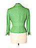 Carlisle 100% Silk Green Silk Blazer Size 2 - photo 2
