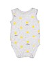 The Children's Place 100% Cotton Print Gray Short Sleeve Onesie 0-3 MO / 3 MO - photo 1