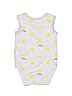 The Children's Place 100% Cotton Print Gray Short Sleeve Onesie 0-3 MO / 3 MO - photo 2