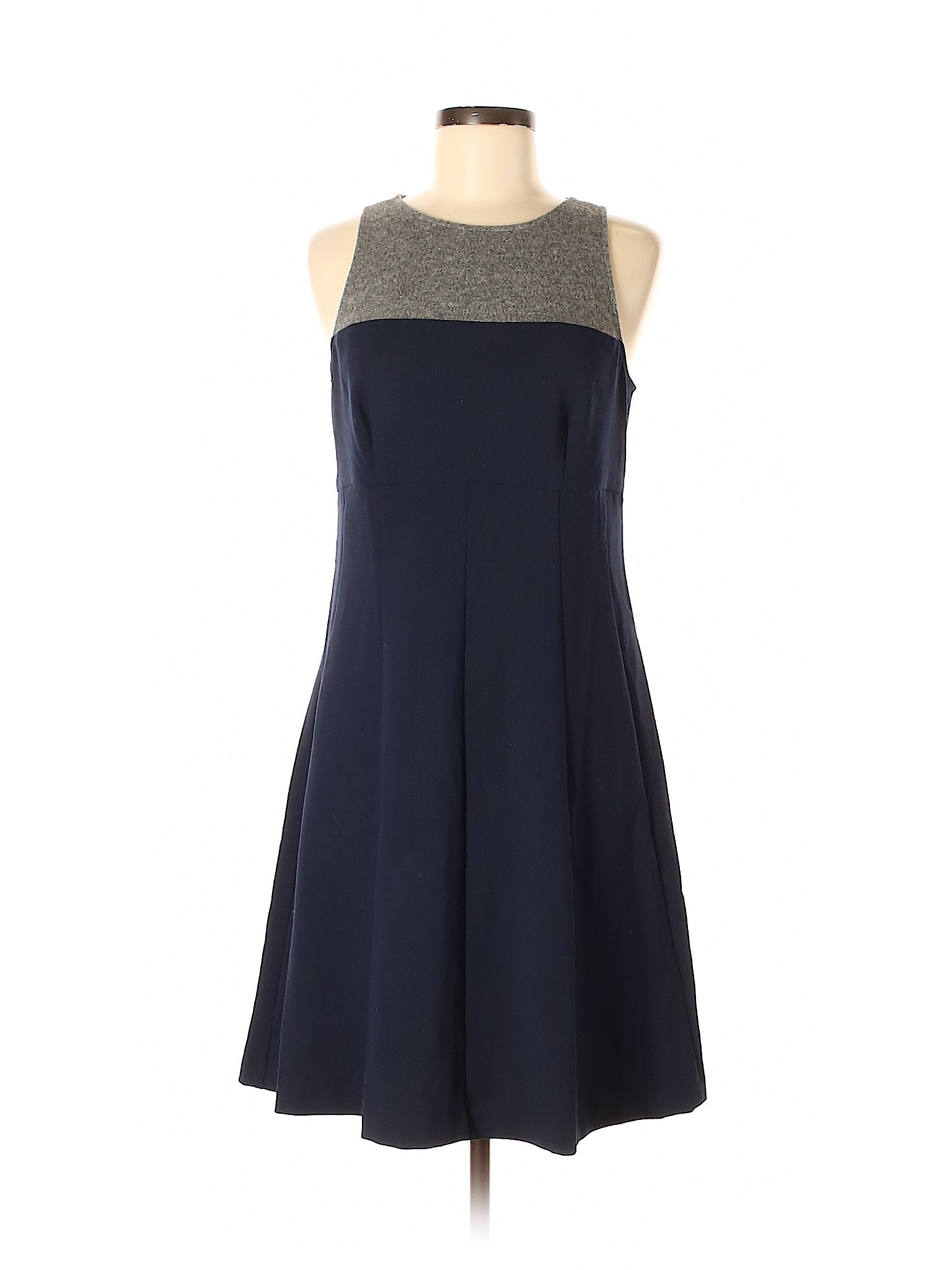Ann Taylor Loft Women Blue Casual Dress 6 | eBay