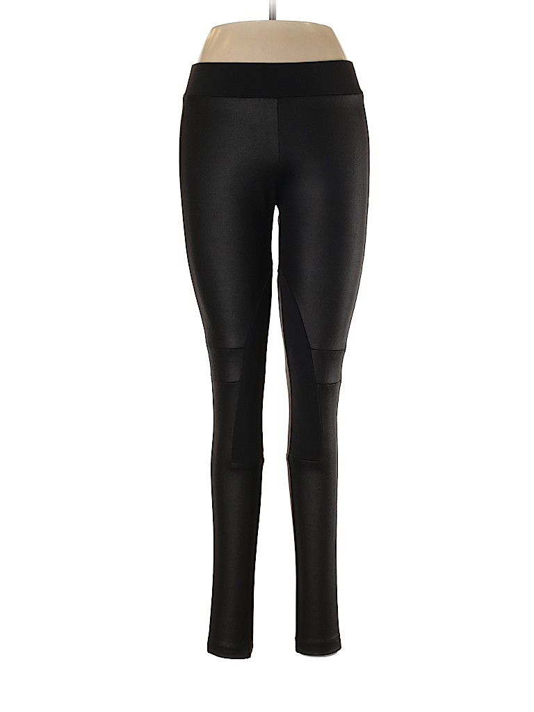 Willow & Clay Solid Black Leather Pants Size M - 88% off | thredUP