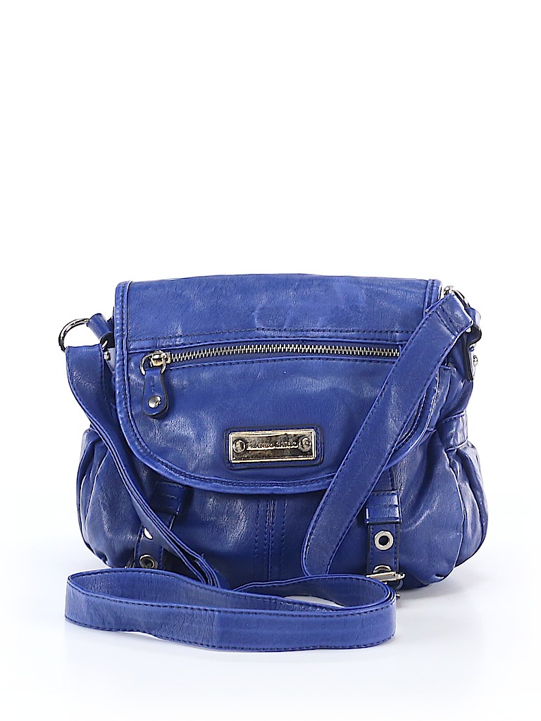 Franco Sarto Solid Blue Crossbody Bag One Size - 85% off | thredUP