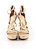 Jessica Simpson Gold Heels Size 8 1/2 - photo 2