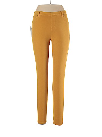Time and Tru Solid Yellow Jeggings Size 12 - 14 - 37% off