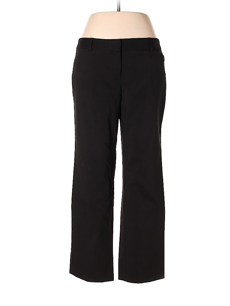 Time and Tru Solid Black Dress Pants Size 14 (Petite) - 90% off | thredUP