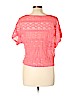 Staring at Stars Pink Short Sleeve Blouse Size L - photo 2