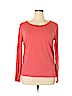 Ann Taylor LOFT Outlet 100% Cotton Red Long Sleeve T-Shirt Size XL - photo 1