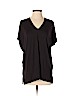 Vince. 100% Viscose Black Short Sleeve Top Size S - photo 1