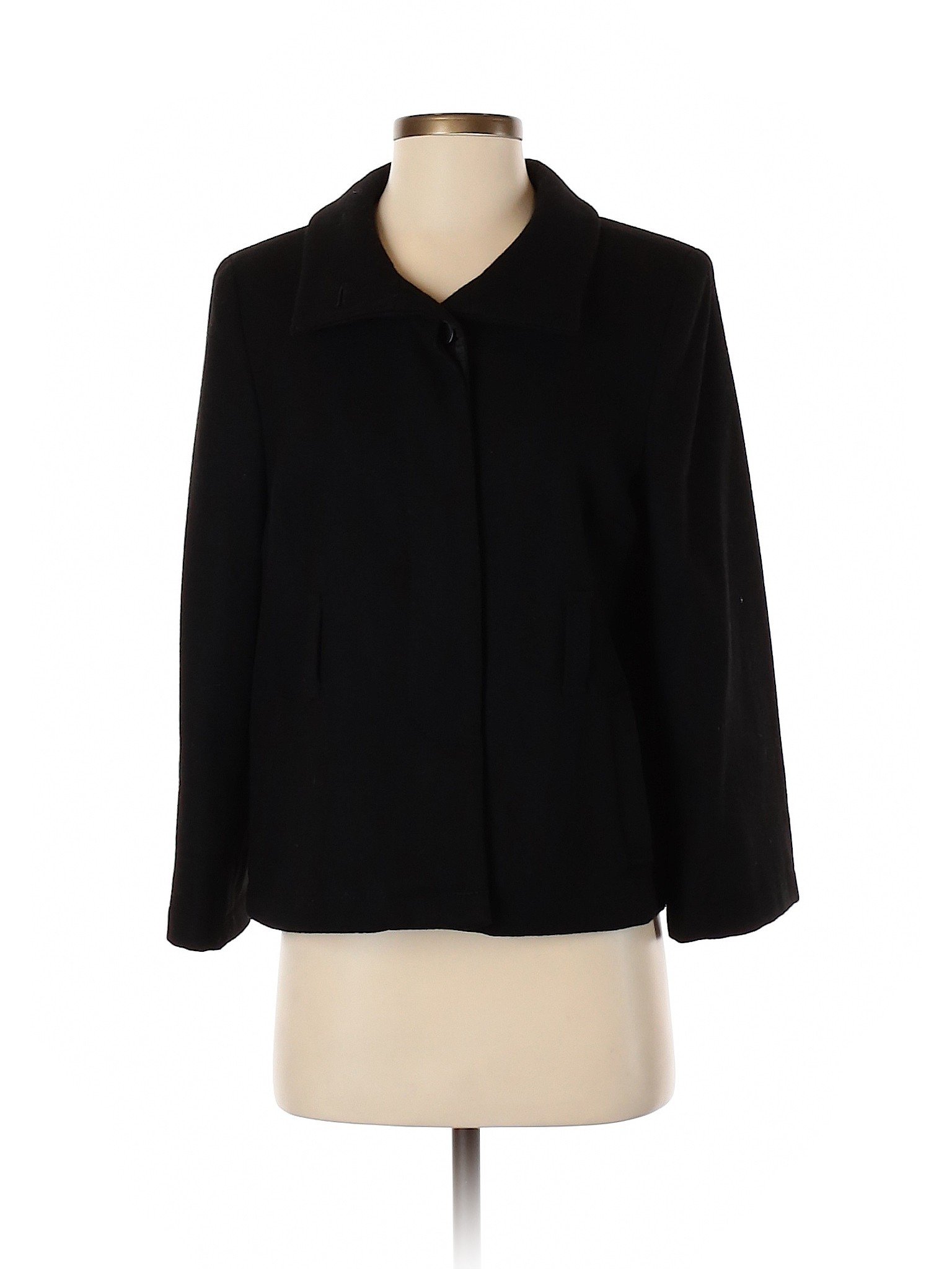 Old Navy Women Black Wool Coat S | eBay