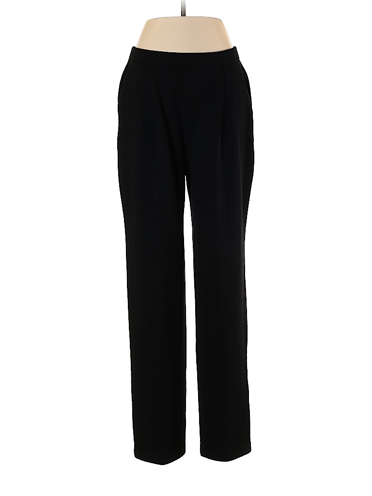 St. John Solid Black Dress Pants Size 6 - 90% off | thredUP