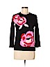 Kate Spade New York Floral Black Pullover Sweater Size M - photo 1