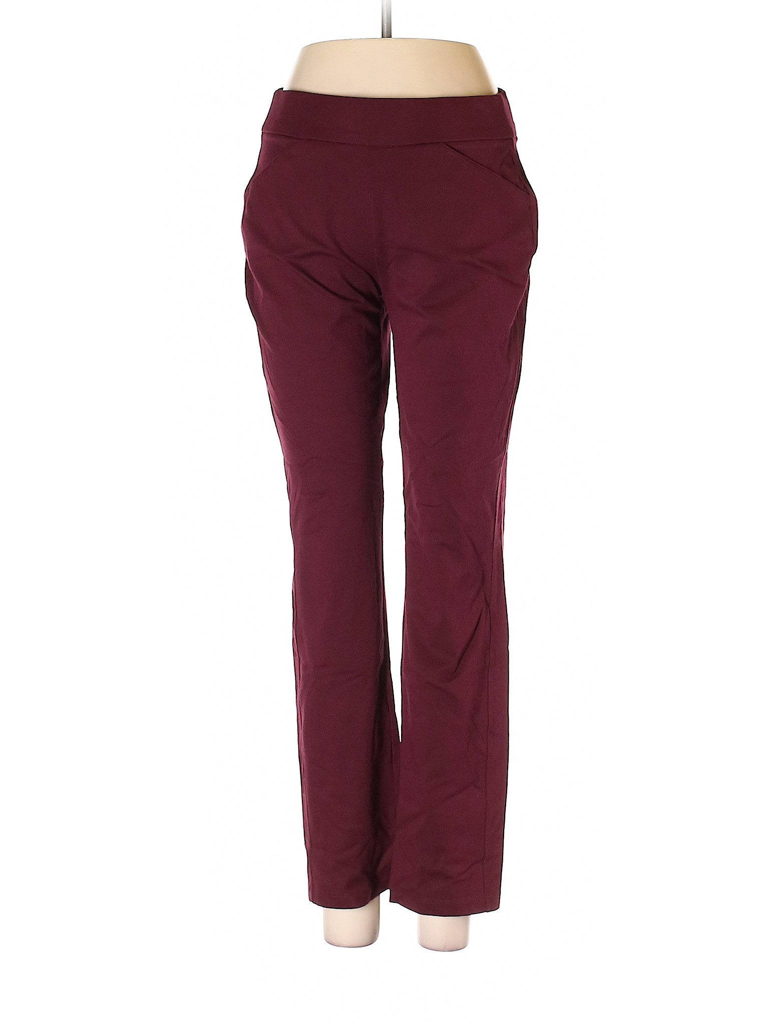 Chico's Solid Maroon Red Leggings Size XS (00) - 95% off | thredUP
