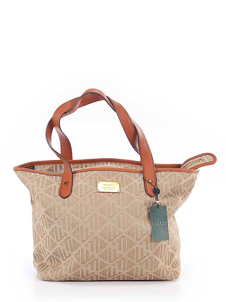 ralph lauren tan tote