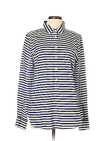 J. Crew Factory Store Long Sleeve Button-Down Shirt (view 1)