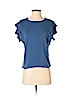 Zara Blue Short Sleeve Top Size S - photo 1