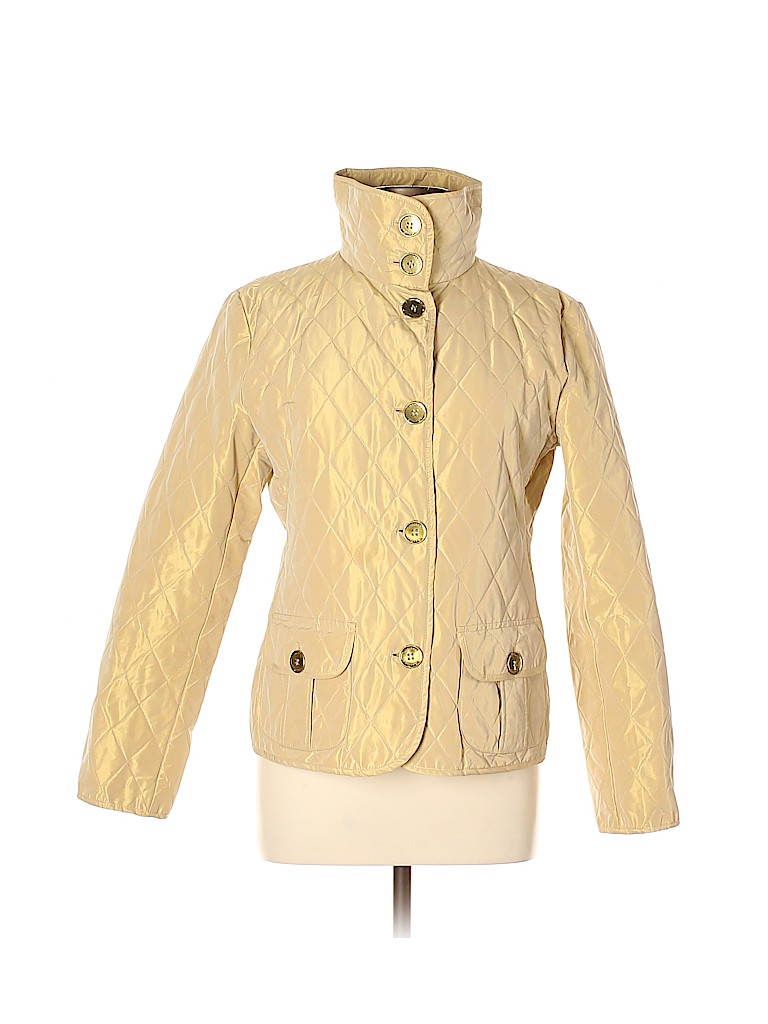 Burberry 100% Polyester Gold Jacket Size XL - 74% off | thredUP