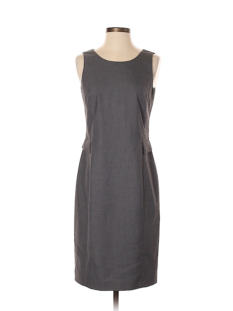 Esprit Solid Gray Casual Dress Size 36 (EU) - 75% off | thredUP