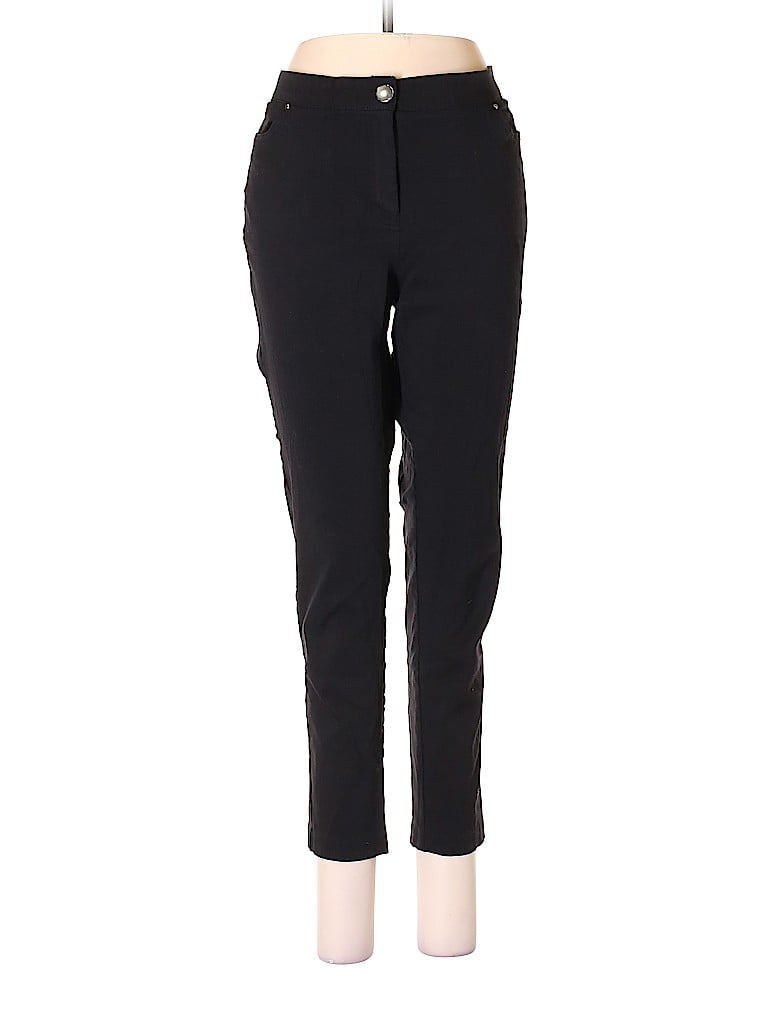 SOHO Apparel Ltd Solid Black Casual Pants Size 12 - 88% off | thredUP