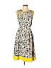Kate Spade New York 100% Polyester Print Black Casual Dress Size 10 - photo 1
