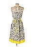 Kate Spade New York 100% Polyester Print Black Casual Dress Size 10 - photo 2