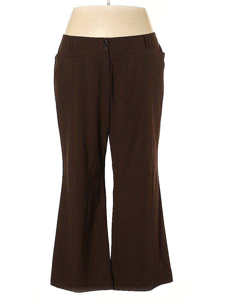 Lane Bryant Brown Dress Pants Size 24 Plus (6) (Plus) - photo 1