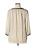 Max Studio 100% Polyester Ivory 3/4 Sleeve Blouse Size 1X - photo 2