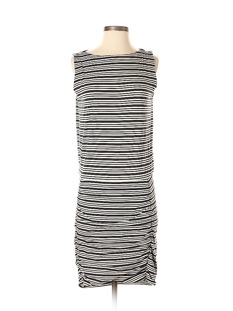 Athleta Stripes Black Ivory Active Dress Size S (Petite) - 77% off ...