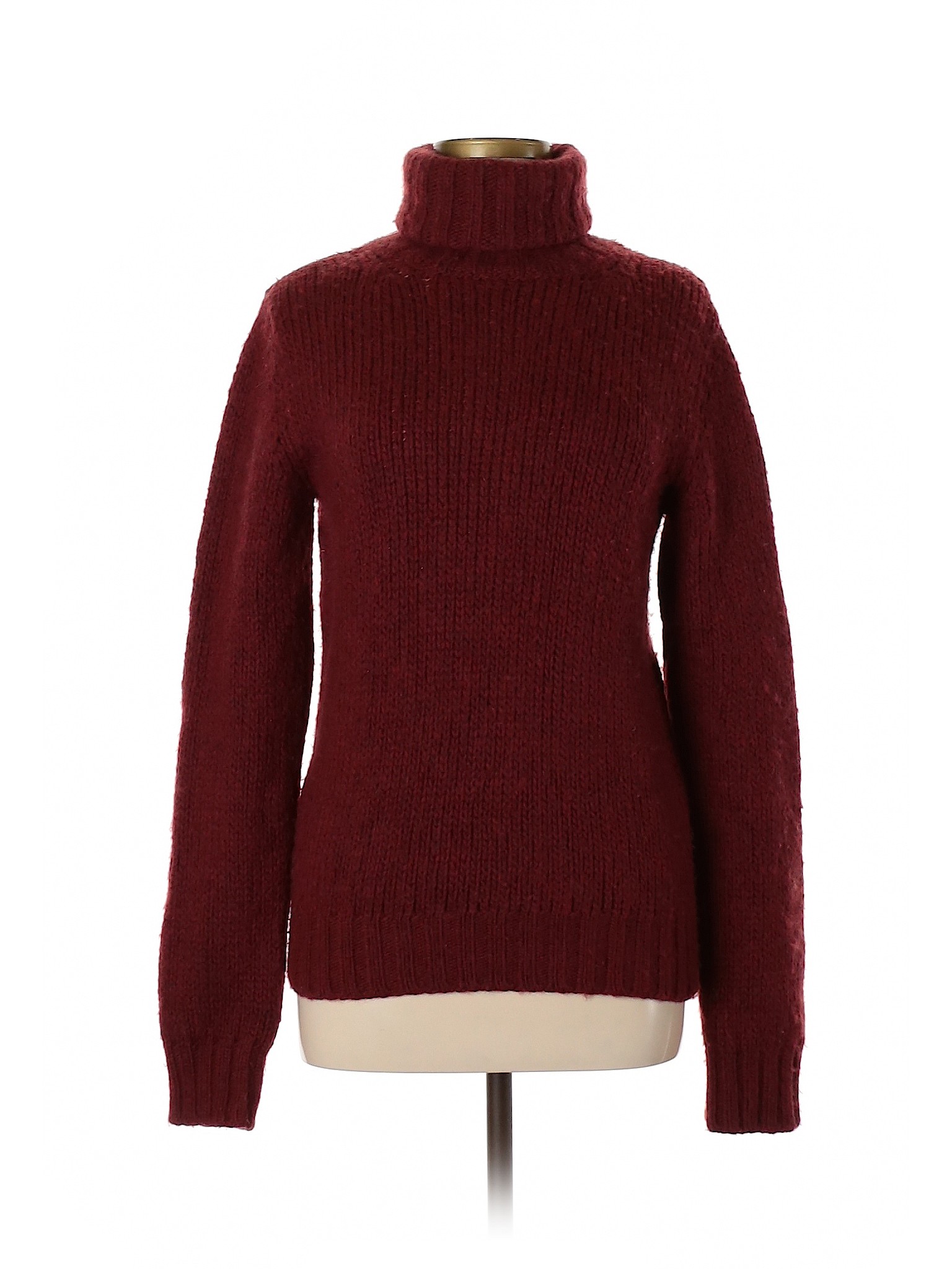 Dolce & Gabbana Solid Red Turtleneck Sweater Size 42 (IT) - 83% off ...