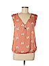 Sis Sis 100% Polyester Pink Short Sleeve Blouse Size S - photo 1