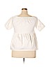 Kate Spade New York Solid White Short Sleeve Blouse Size 8 - photo 2