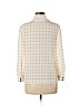 Kate Spade New York 100% Silk Print Ivory Long Sleeve Silk Top Size 8 - photo 2