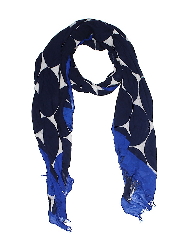 Kate Spade New York Print Blue Scarf One size - photo 1