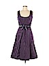 Carolina Herrera 100% Silk Purple Cocktail Dress Size 8 - photo 1