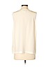 Kate Spade New York 100% Polyester Solid Ivory Sleeveless Blouse Size 8 - photo 2