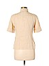 Bogner 100% Linen Ivory Short Sleeve Button-Down Shirt Size 6 - photo 2