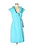J.Crew 100% Cotton Blue Casual Dress Size 8 (petite) - photo 1